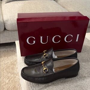 MEN'S HORSEBIT 1953 LOAFER Gucci size 8.5, fits as USA 9.5 men’s, genuine